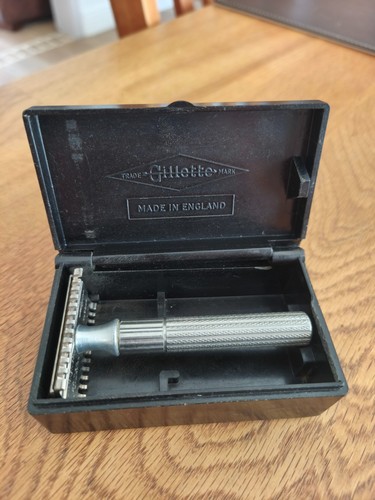 Vintage gillette safety razor - vintage,