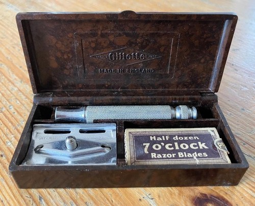 Vintage gillette safety razor - vintage,