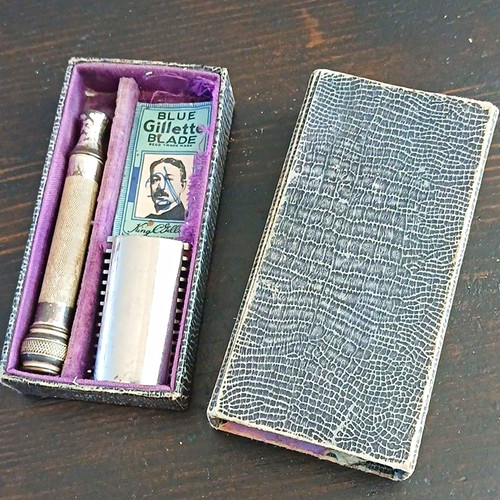 Gillette vintage safety set - gillette,