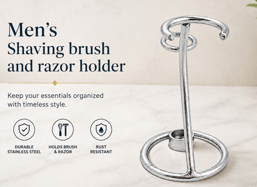 Dual safety razor brush - safety, &