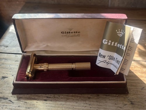 Gillette 22ct gold slim twist - gillette,