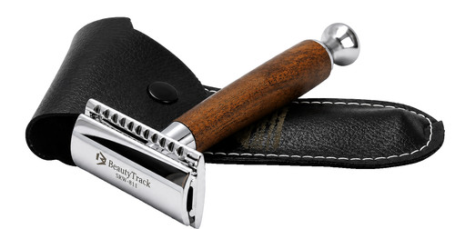 Men double edge wood - edge, safety